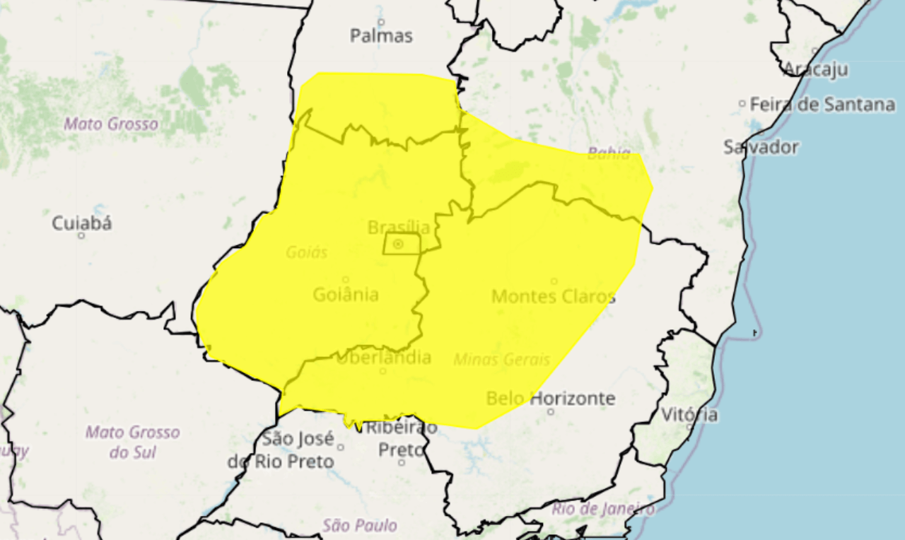 Alerta Amarelo De Chuva Intensa Ventania E Raios Para O Norte Nordeste Centro Oeste E Sudeste